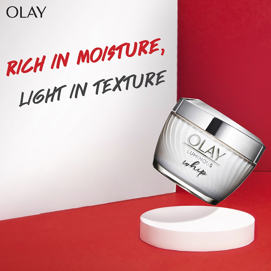 2 x Olay Luminous Whip Moisturiser 50g