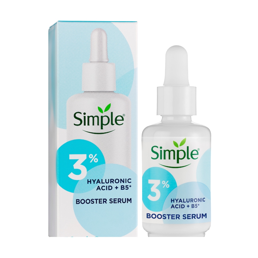 2 x Simple Booster Serum 3% Hyaluronic Acid + B5 30mL
