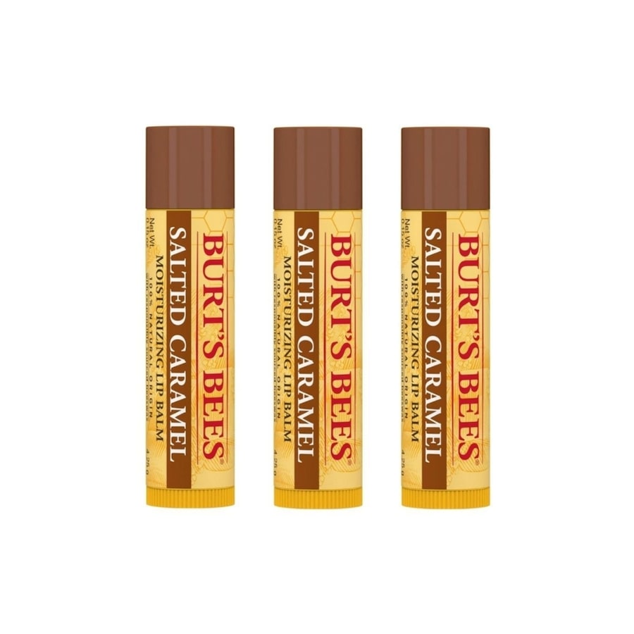 3 x Burt's Bees Salted Caramel Lip Balm 4.25g