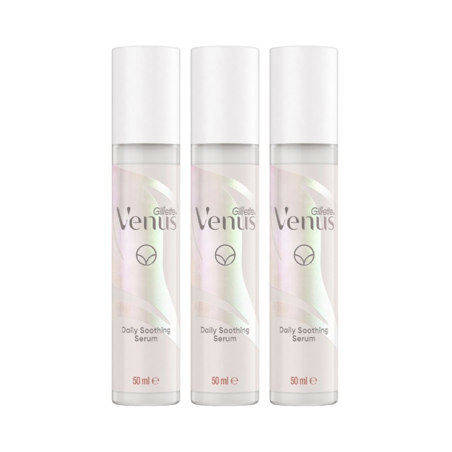 3 x Gillette Venus Soothing Serum for Pubic Hair & Skin 50mL