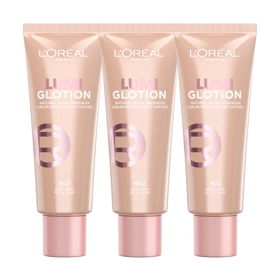 3 x L'Oreal Paris Lumi Glotion Natural Glow Enhancer 40mL - 902 Light Glow