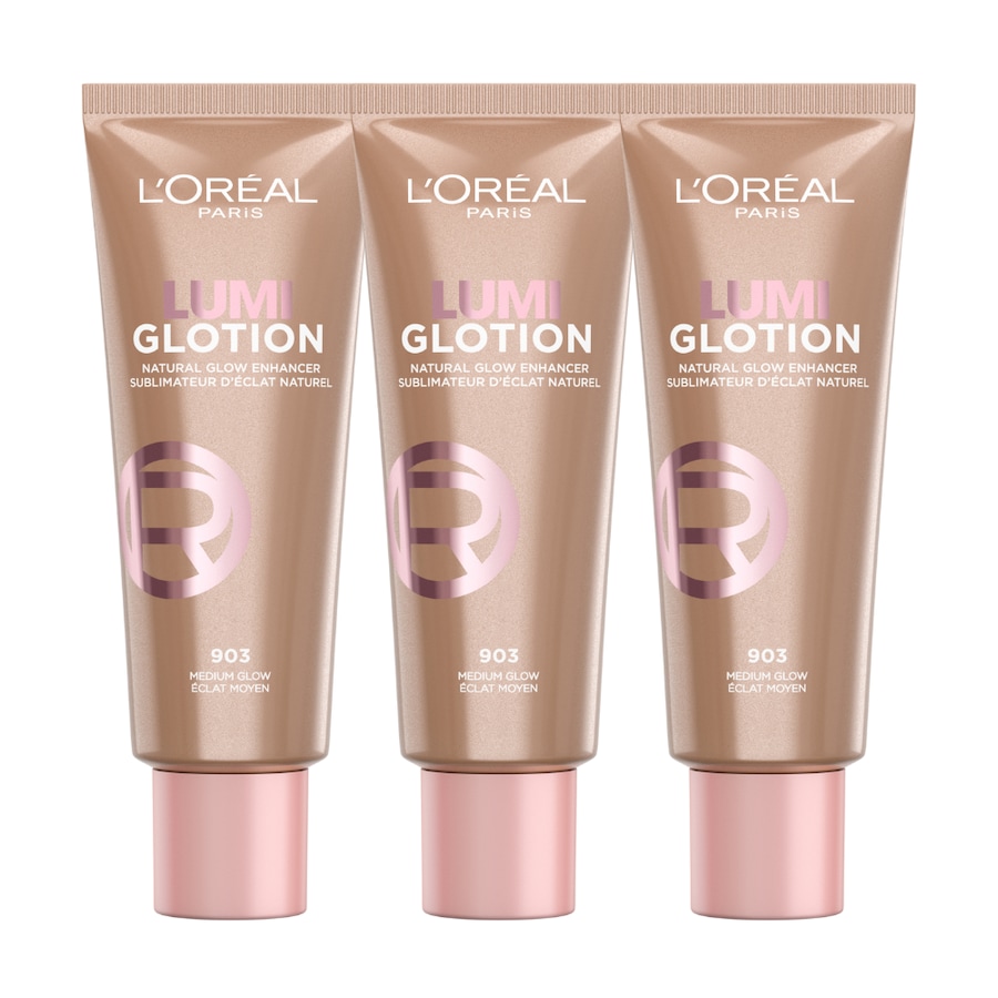 3 x L'Oreal Paris Lumi Glotion Natural Glow Enhancer 40mL - 903 Medium Glow