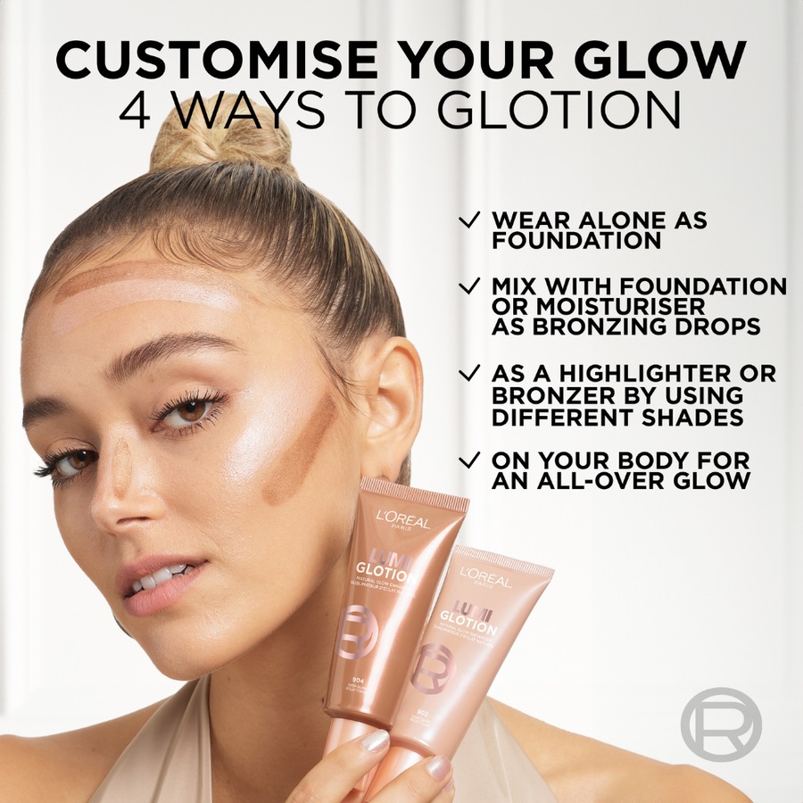 3 x L'Oreal Paris Lumi Glotion Natural Glow Enhancer 40mL - 903 Medium Glow
