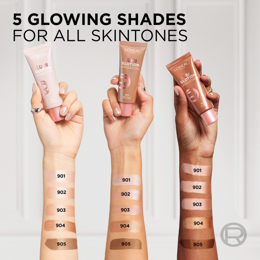 3 x L'Oreal Paris Lumi Glotion Natural Glow Enhancer 40mL - 903 Medium Glow