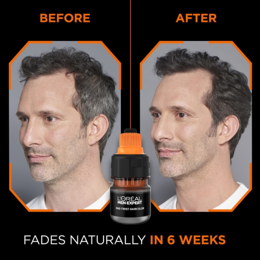 3 x L'Oreal Paris Men Expert One Twist Hair Colour - 03 Dark Brown