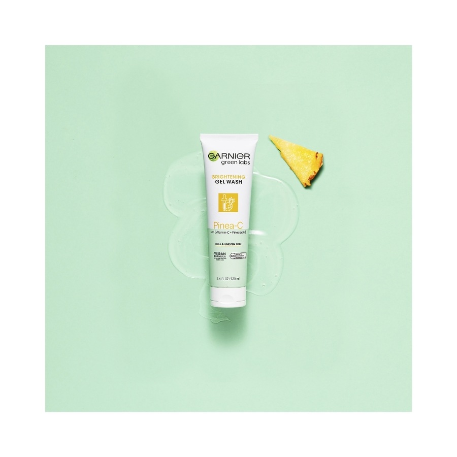 6 x Garnier Green Labs Pinea-C Brightening Gel Wash 130mL