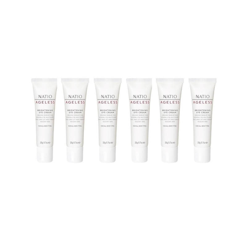Buy 6 x Natio Ageless Brightening Eye Cream 20g MyDeal