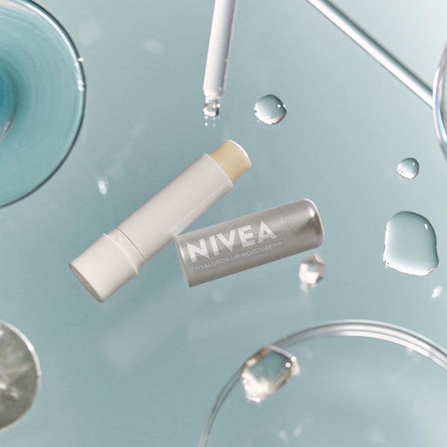 6 x Nivea Lip Moisture Plus Hyaluron Lip Balm 5.2g - Original