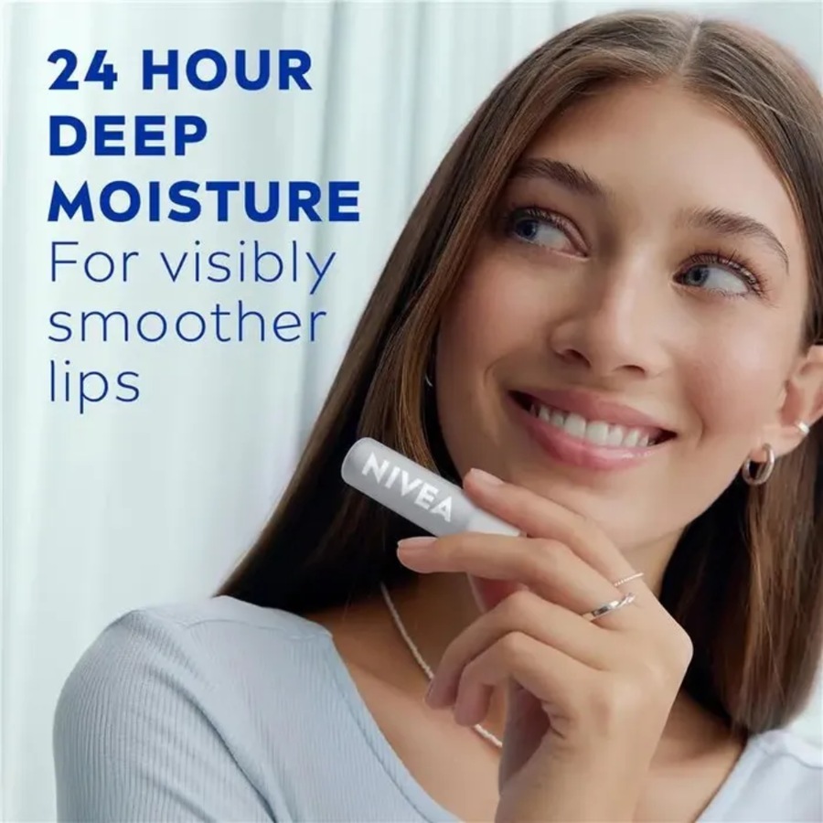 6 x Nivea Lip Moisture Plus Hyaluron Lip Balm 5.2g - Original