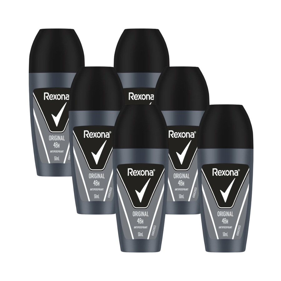 Buy 6 x Rexona Men Original 48 Hour Antiperspirant Deodorant 50mL ...