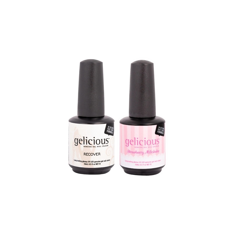 Gelicious Duo Kit - Recover & Strawberry Milkshake 2 x 15mL