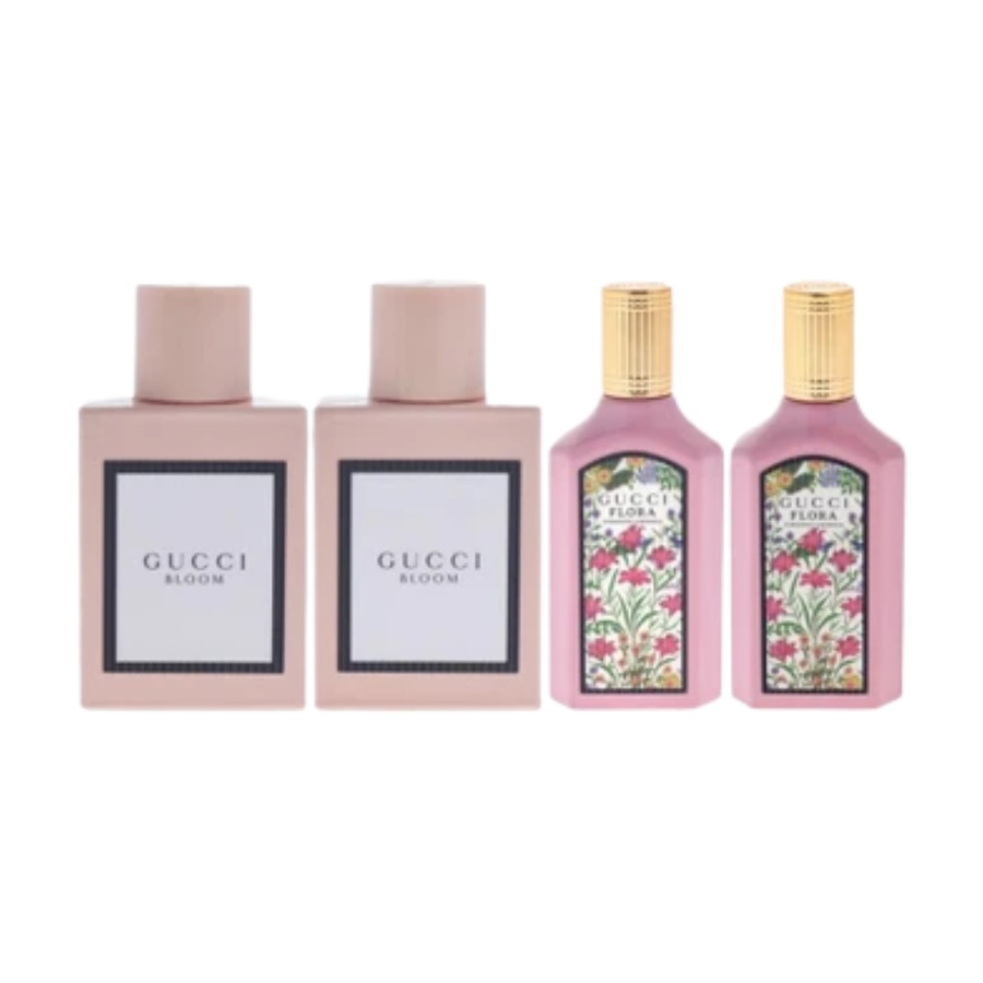 Gucci Bloom & Flora 4 Piece Mini Fragrance Gift Set 4x5mL