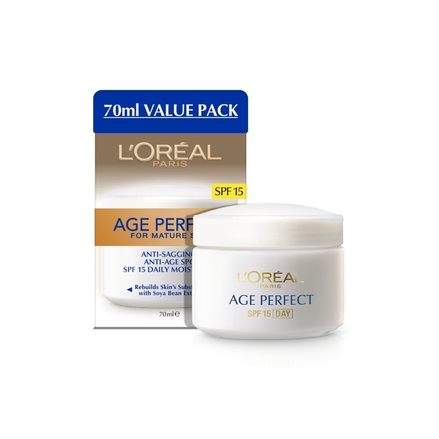 L'Oreal Paris Age Perfect For Mature Skin Daily Moisturiser SPF15 70mL