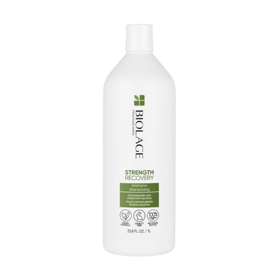 Matrix Biolage Strength Recovery Shampoo & Conditioning Cream 1 Litre (1000mL) Duo