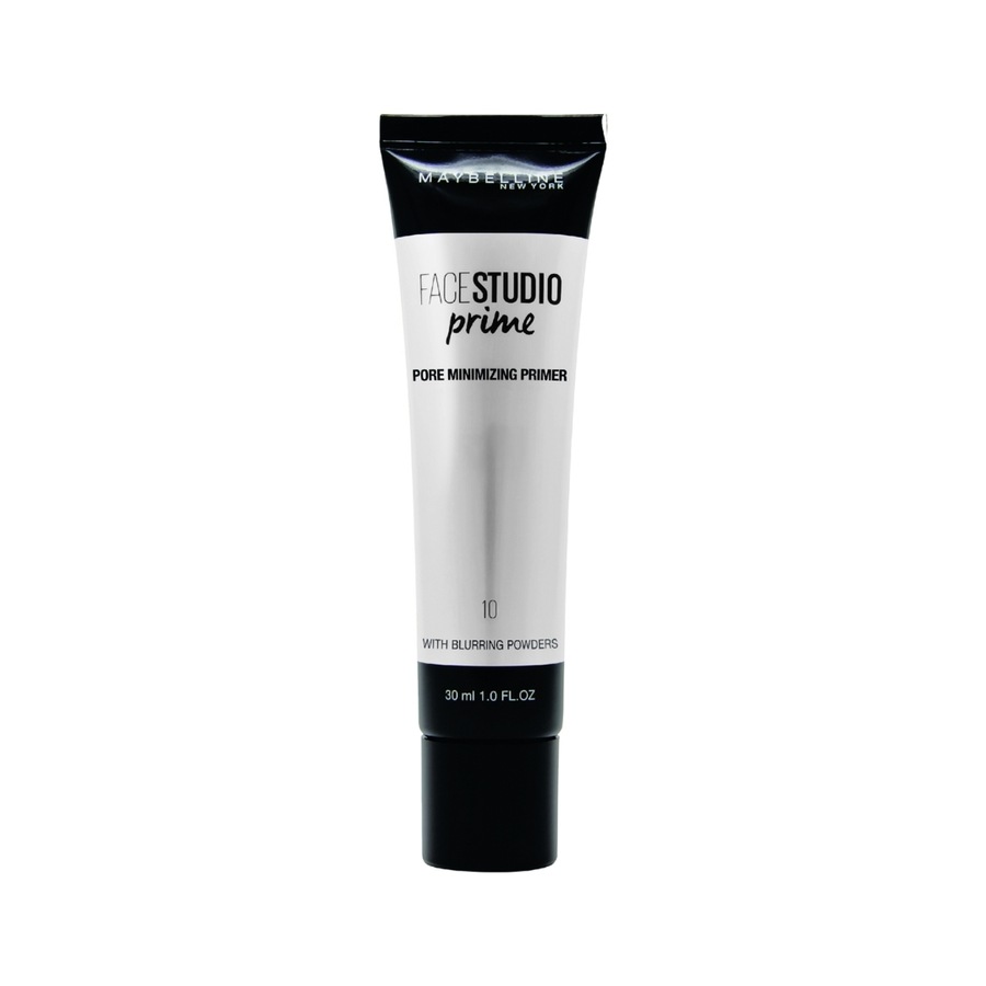 Maybelline Face Studio Prime Pore Minimizing Primer 30mL - 10 with Blurring Powders