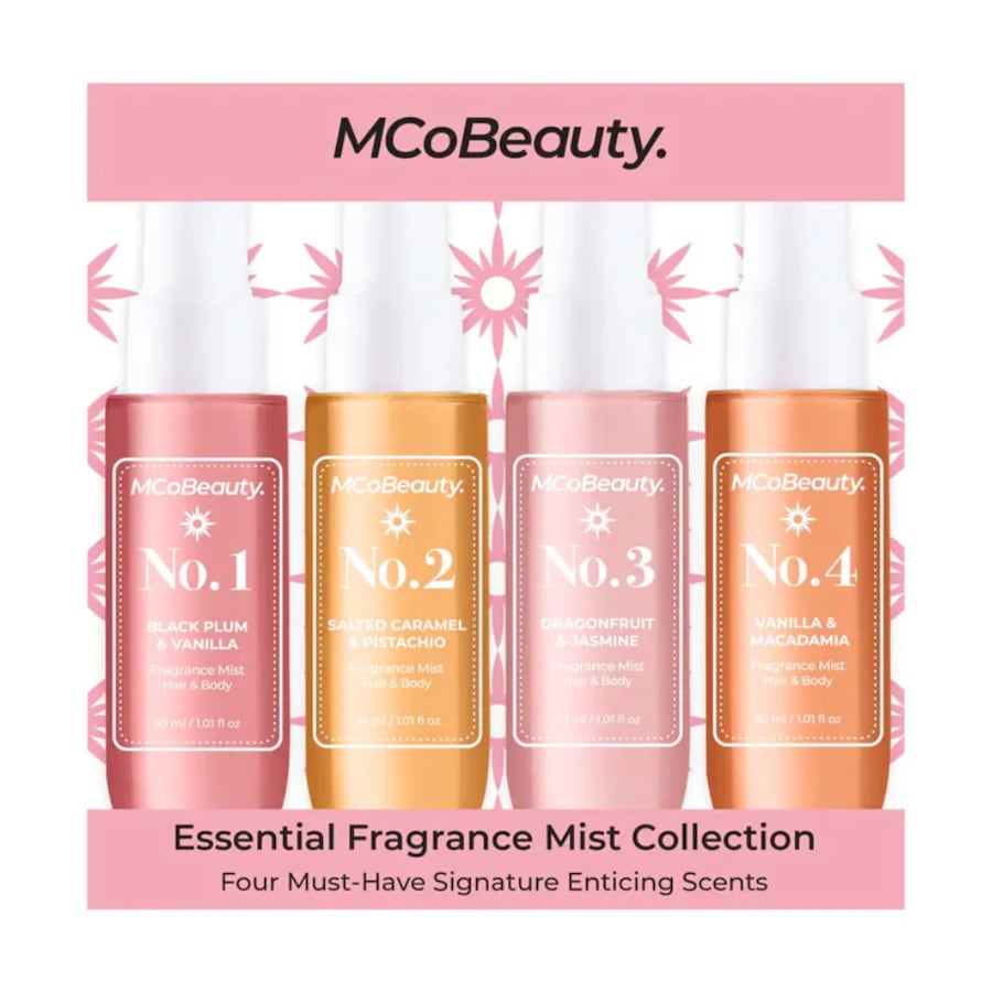 MCoBeauty Essential Fragrance Mist Collection Deluxe Set 4x30mL