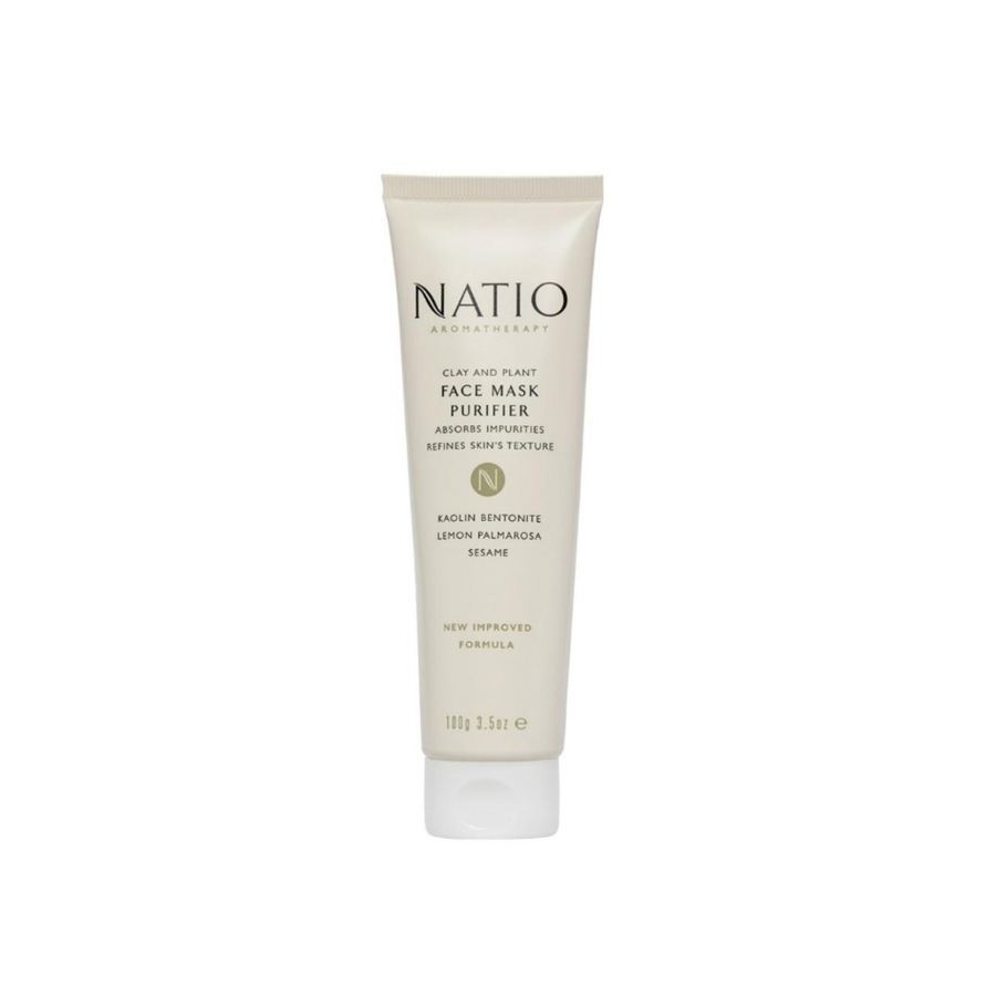 Natio Aromatherapy Clay And Plant Face Mask Purifier 100g