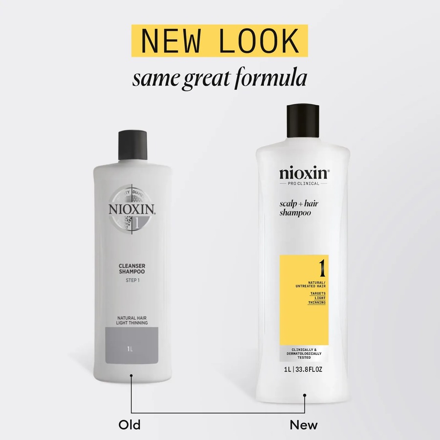 Nioxin System 1 Scalp + Hair Shampoo 1 Litre (1000mL)