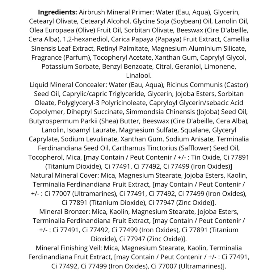 Nude by Nature Complexion Essentials Starter Kit - W2 Ivory