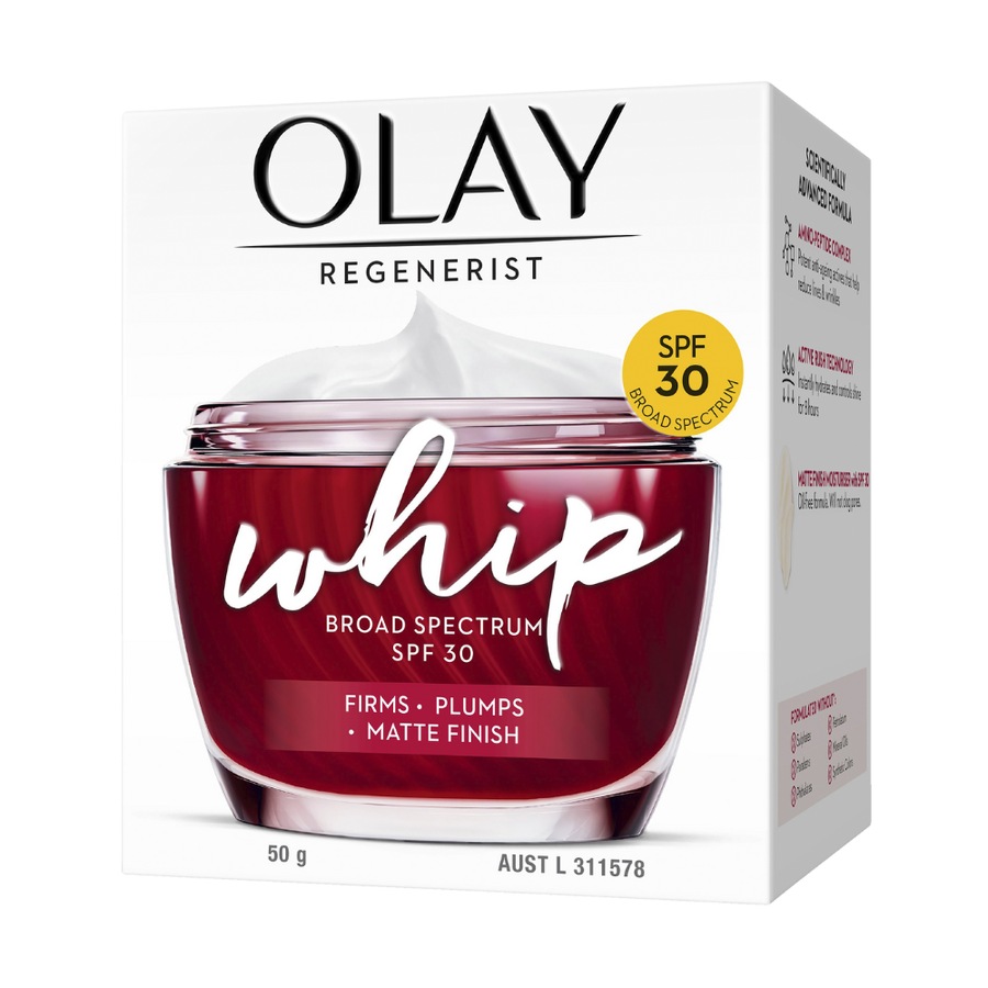 Olay Regenerist Whip UV SPF30 Active Moisturiser 50g