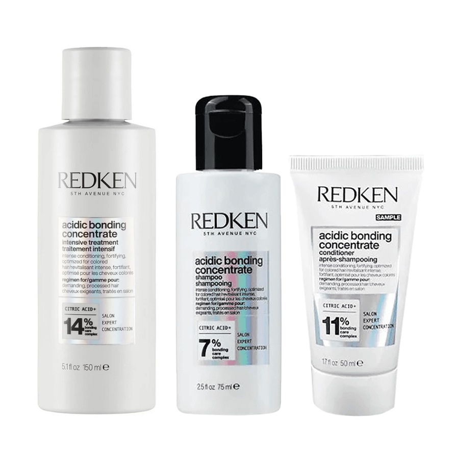 Redken Acidic Bonding Concentrate Discovery 3 Piece Hair Care Set