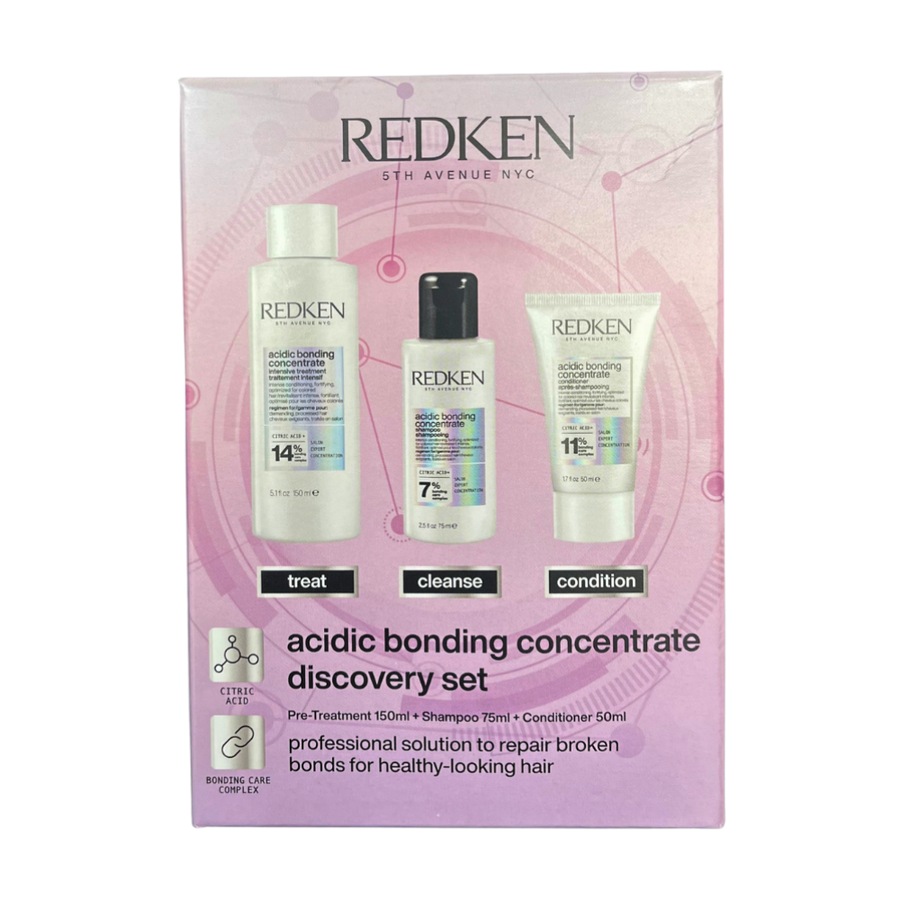 Redken Acidic Bonding Concentrate Discovery 3 Piece Hair Care Set