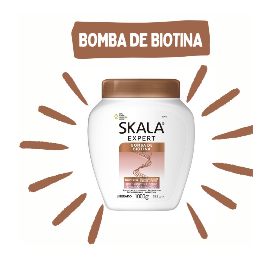 Skala Brasil Biotin Bomb Hair Treatment Conditioning Cream 1000g