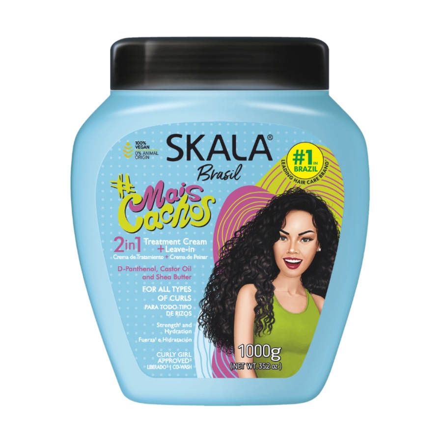 Skala Brasil Mais Cachos Perfect Curls 2-in-1 Hair Treatment Conditioning Cream 1000g