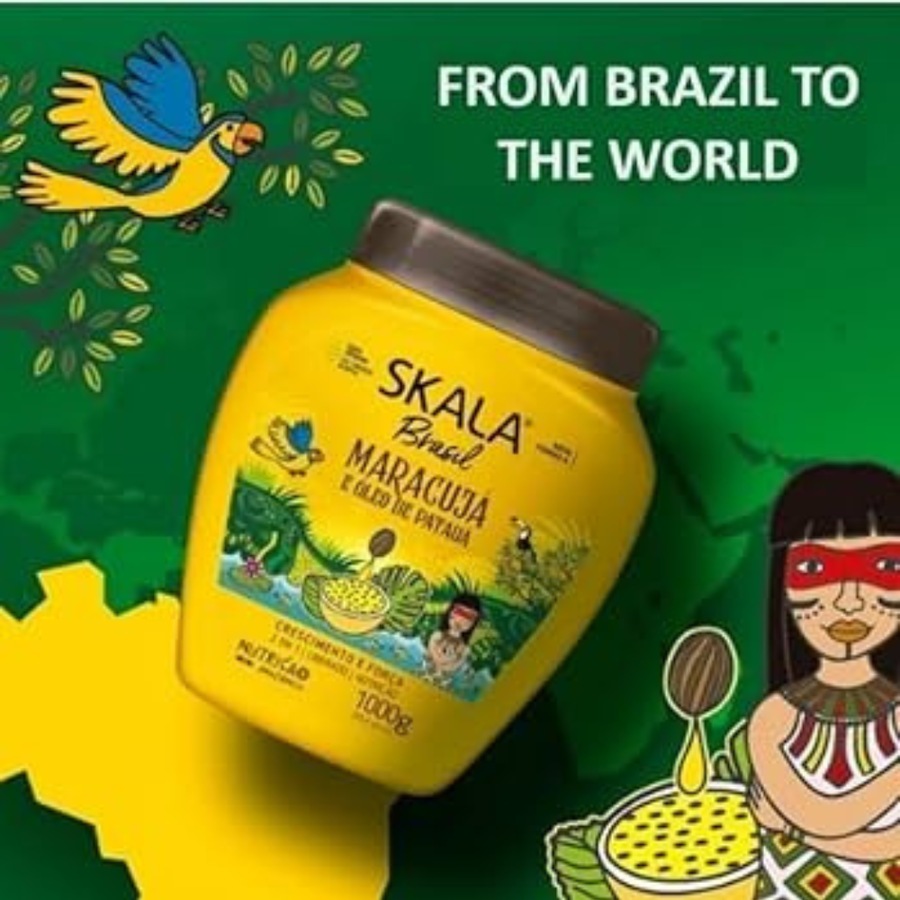 Skala Brasil Maracuja & Pataua Oil 2-in-1 Hair Treatment Conditioning Cream 1000g