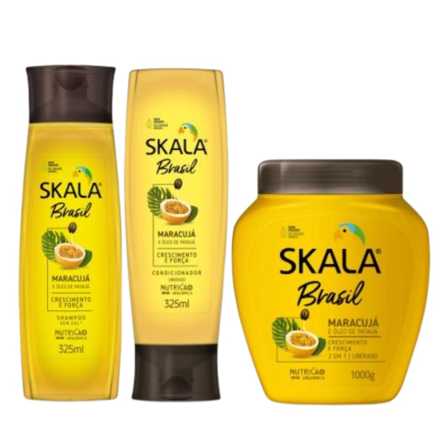 Skala Brasil Maracuja & Pataua Oil 2-in-1 Hair Treatment Conditioning Cream 1000g