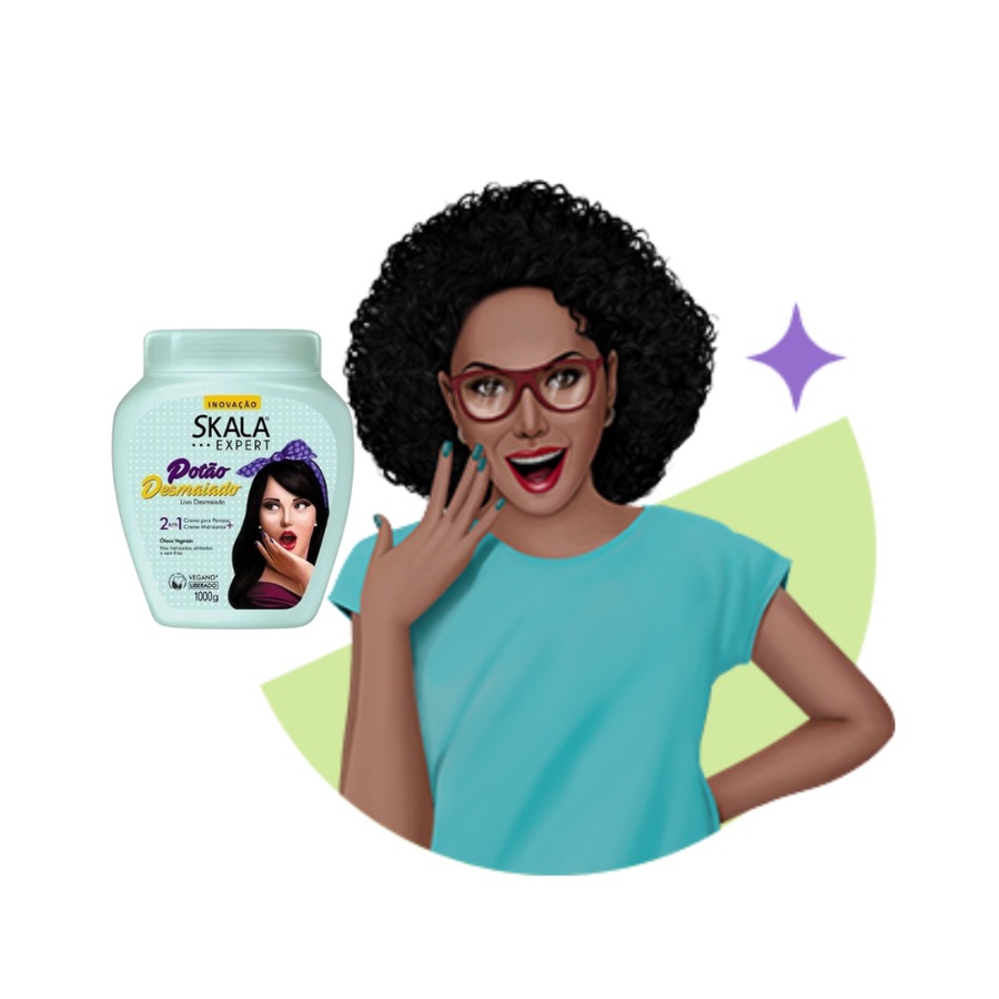 Skala Brasil Potao Desmaiado 2-in-1 Hair Treatment Conditioning Cream 1000g