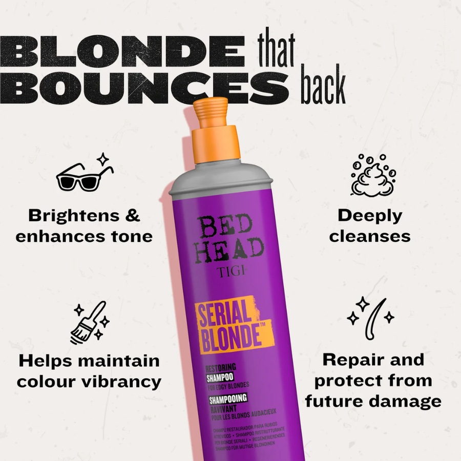TIGI Bed Head Serial Blonde Restoring Shampoo 970mL
