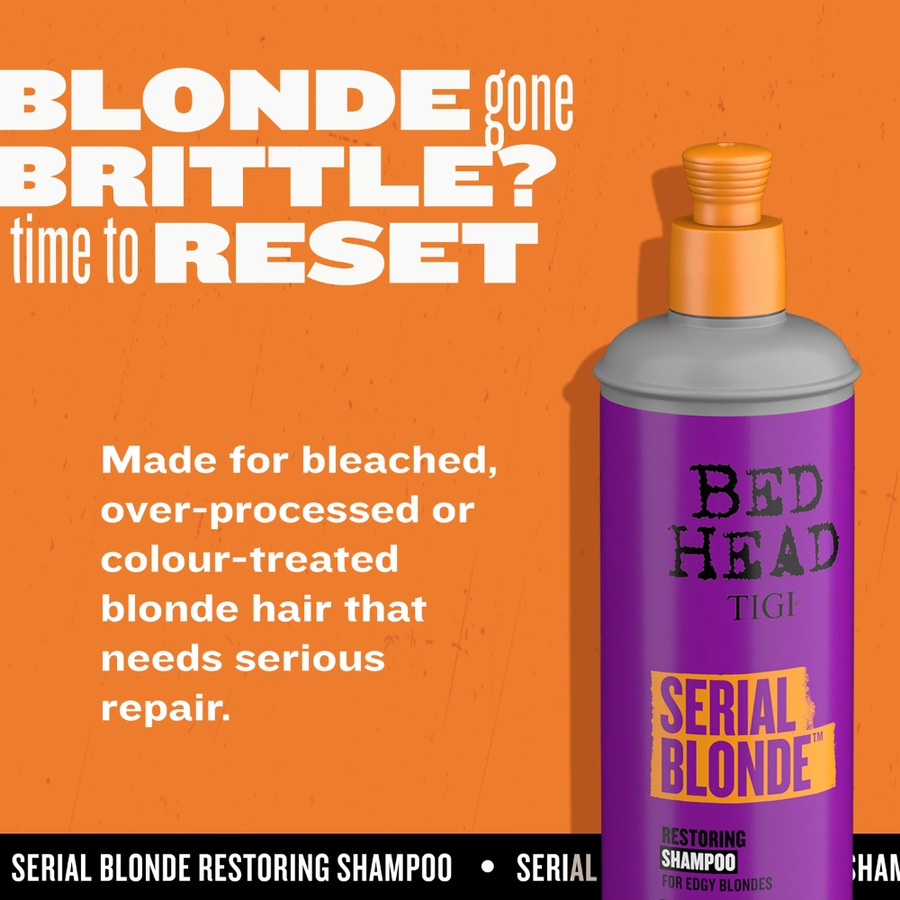 TIGI Bed Head Serial Blonde Restoring Shampoo 970mL