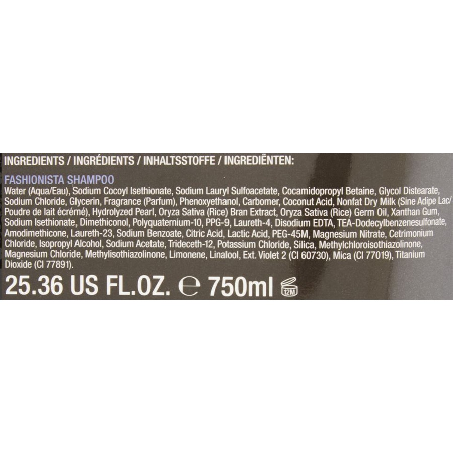 TIGI Catwalk Fashionista Violet Shampoo & Conditioner 750mL Duo