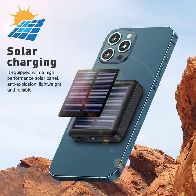 20000mAh Portable Solar Power Bank