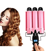 3 barrel curling iron