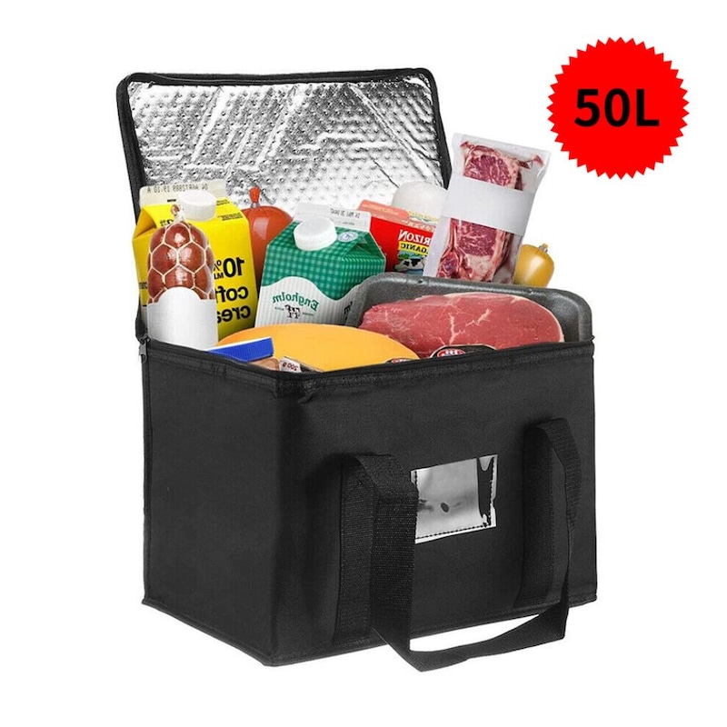 28-70L Insulated Food Delivery Bag - Pizza Takeaway Thermal Warm/Cold Backpack UK