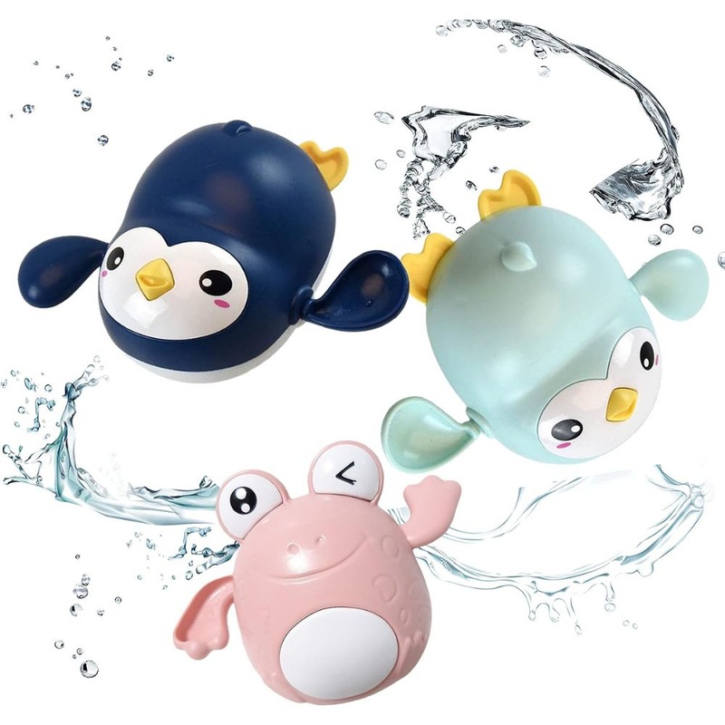 Buy Baby & Toddler Bath Windup Swimming Toys 3 Pack, Swimming Animals