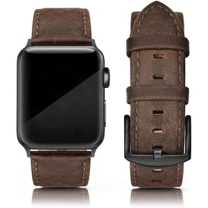 EDIMENS Leather Bands Compatible with Apple Watch 42mm 44mm 45mm Band Men Women,Vintage Genuine Leather Wristband Replacement Band Compatible for Apple iwatch Series 8 7 6 5 4 3 2 1 SE Sports Edition