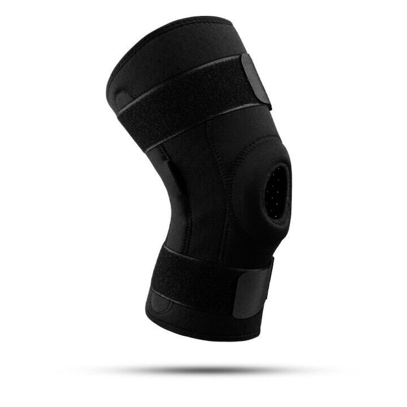 Buy Hinged Knee Brace Adjustable Open Patella Support Swollen Tendon ...