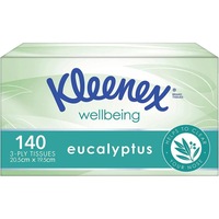 Kleenex Eucalyptus 3 Ply Facial Tissues 140 Count