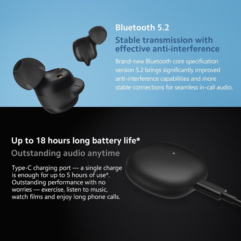 Buy Xiaomi Redmi Buds 3 Lite Bluetooth 5.2 Wireless Earbuds TWS Earphones -  MyDeal