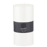 Amalfi Classic Wide Pillar Candle 95Hrs Burning Wax Unscented Candle Home Decor