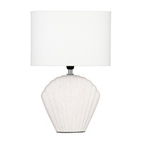 Amalfi Seashell Bedside Lamp Modern Table Lamp For Coastal Home Decor