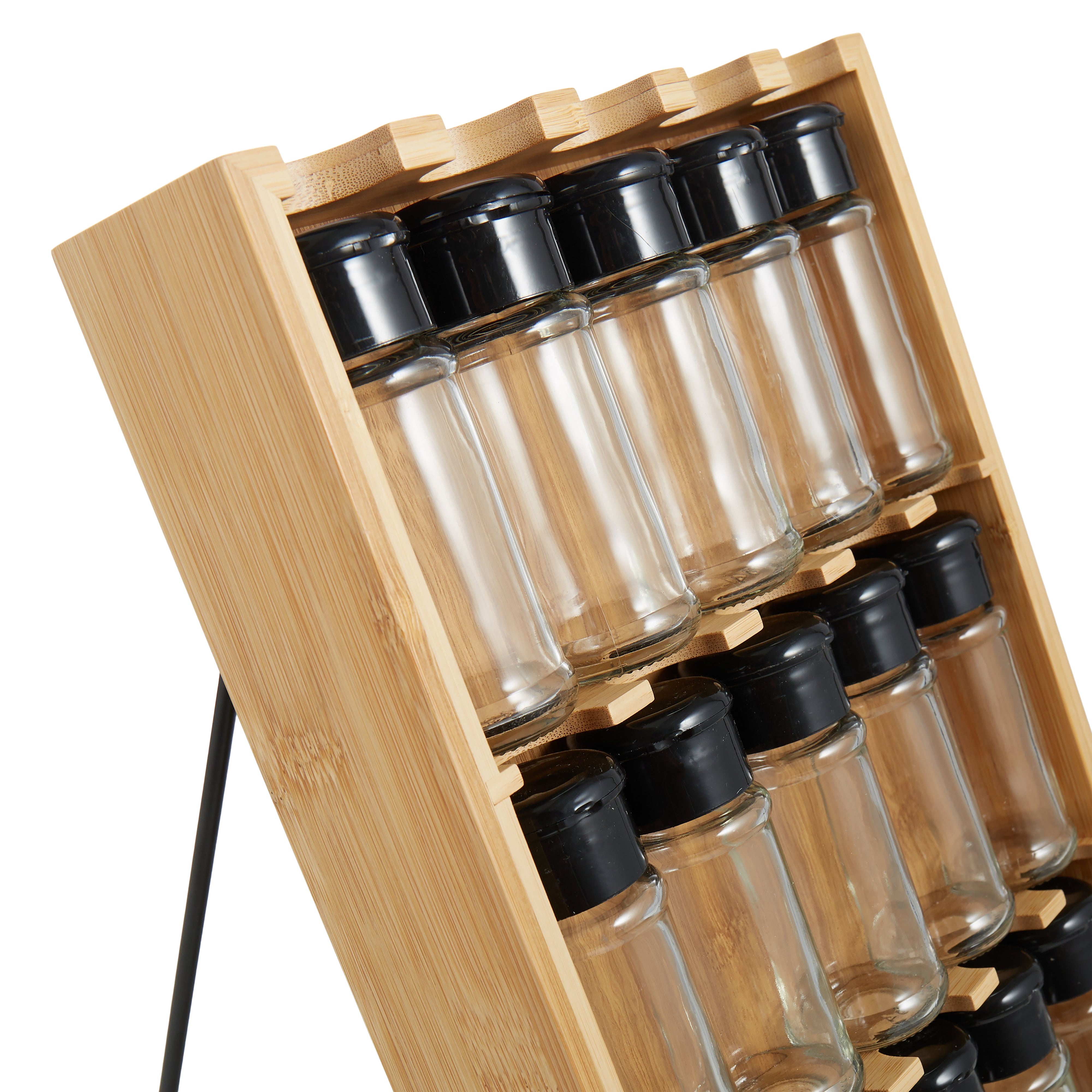 Buy Davis Waddell Spice Rack with Jars 15 Canisters Kitchen