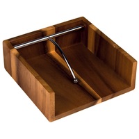 Davis & Waddell Napkin Holder Wooden Serviette Rack Kitchen Tissue Dispenser
