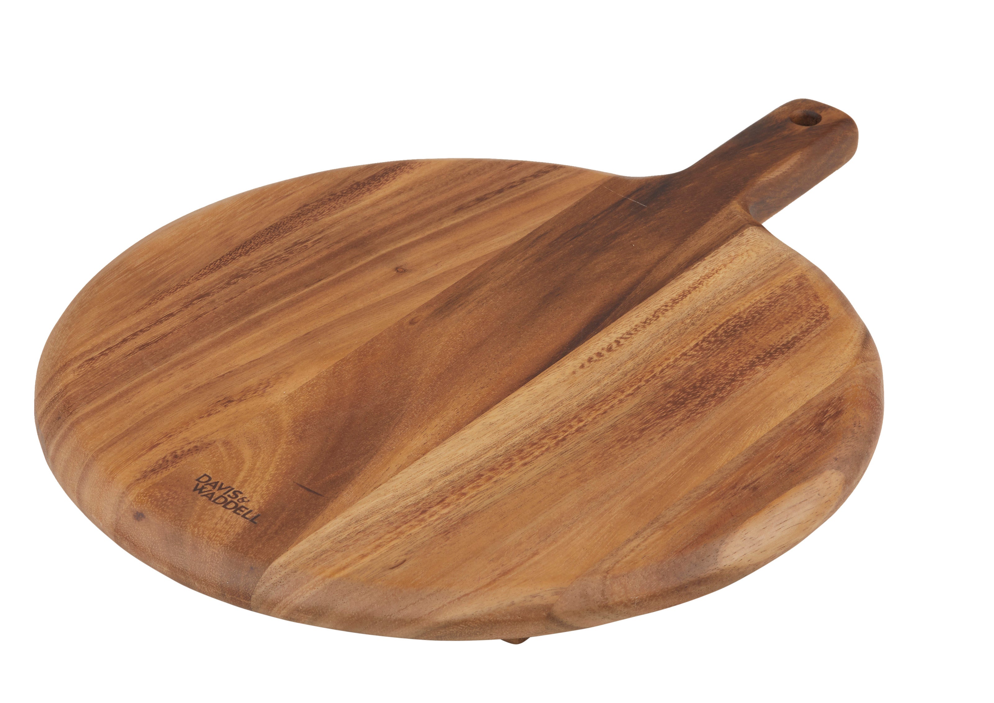 Davis & Waddell Arden Serving Board Wooden Round Pizza Paddle Cheese Board 42cm