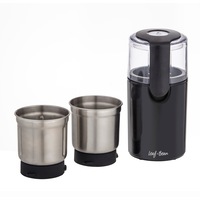 Leaf & Bean 2 in 1 Electric Coffee and Spice Grinder for Beans Spices Peanuts