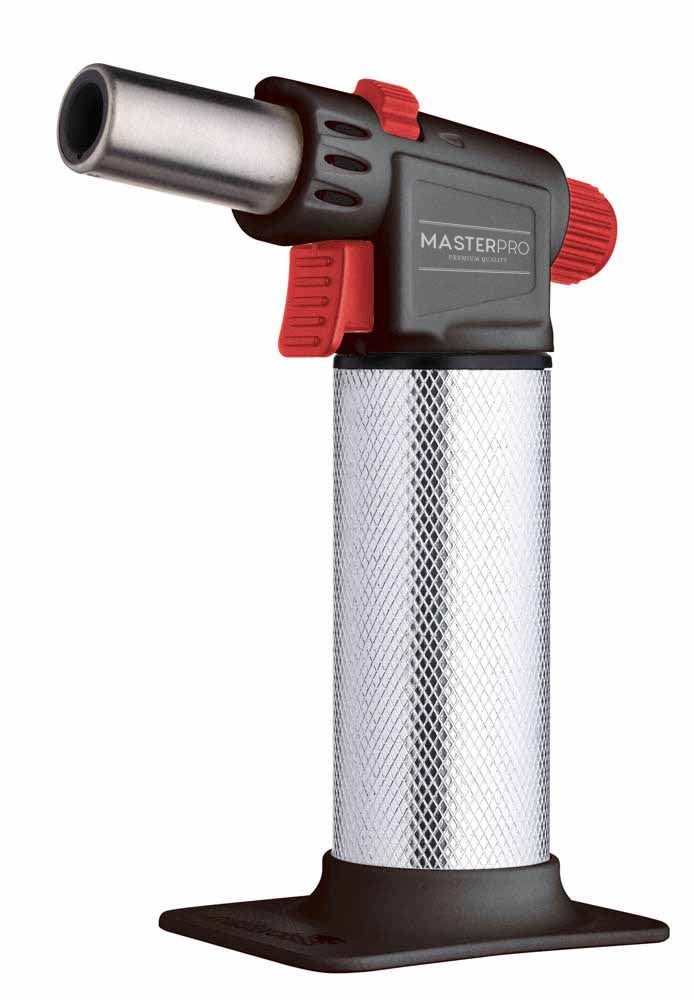 Masterpro Cook's Blowtorch with Continuous Flame Lock & Adjustment Slide, 28Ml 