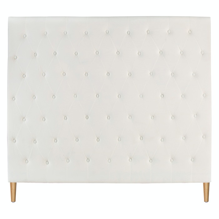 Bed Head Queen Size French Provincial Headboard Upholsterd Fabric